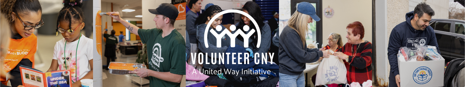 VolunteerCNY.org Desktop Site Banner