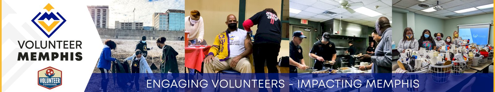 Volunteer Memphis Desktop Site Banner