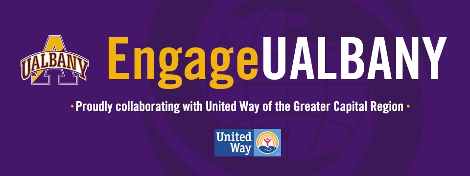 Engage UAlbany - Get Connected to Volunteer Opportunities Mobile Site Banner