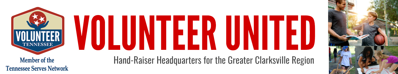 United Way of the Greater Clarksville Region Desktop Site Banner