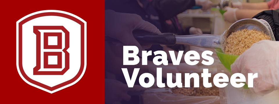 Braves Volunteer - Bradley University Mobile Site Banner