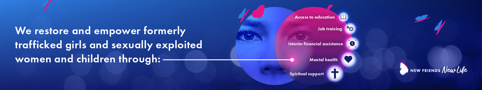 New Friends New Life Volunteers Desktop Site Banner