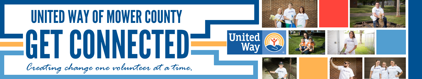 United Way of Mower County Desktop Site Banner