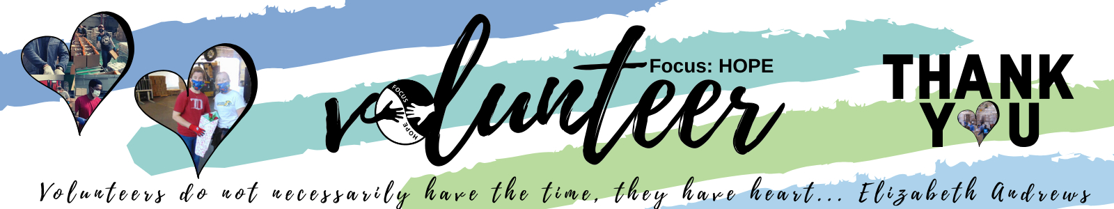 Focus: HOPE Volunteer Desktop Site Banner