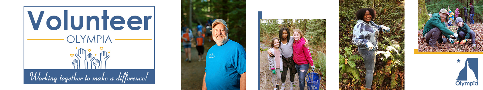Volunteer Olympia Desktop Site Banner