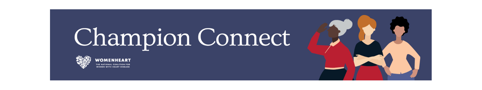 WomenHeart: The National Coalition for Women with Heart Disease Desktop Site Banner
