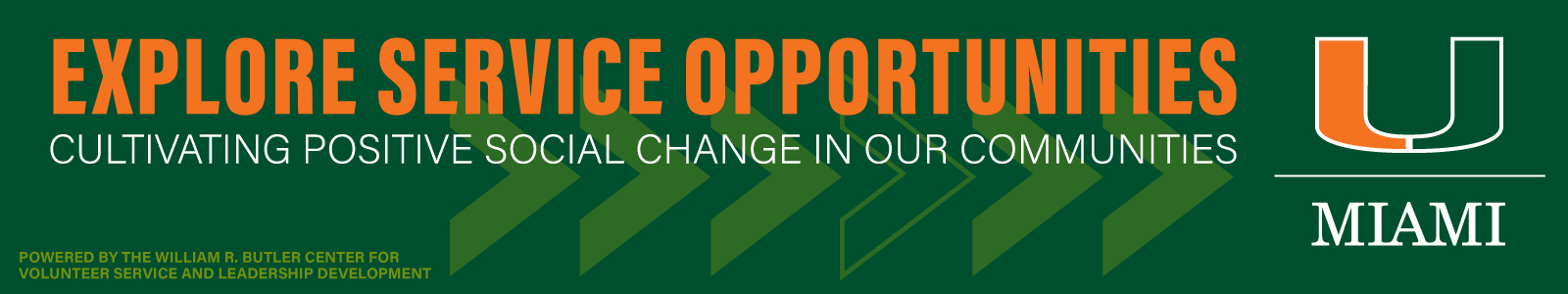 University of Miami Desktop Site Banner