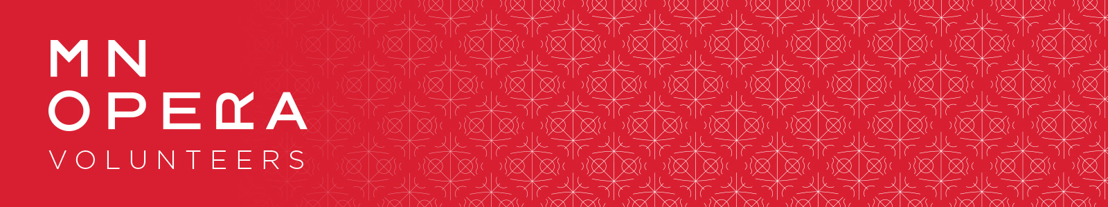 MN Opera Volunteers (red background with white geometric shapes)