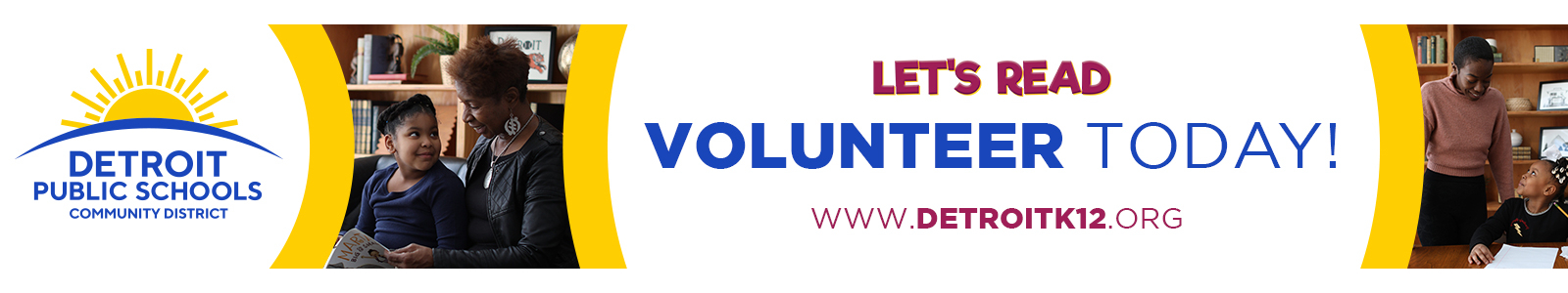 Detroit Public Schools Community District Desktop Site Banner