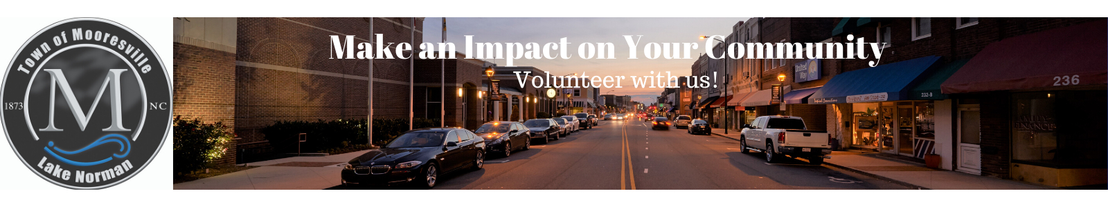 Town of Mooresville  Desktop Site Banner