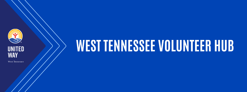 United Way of West Tennessee's Volunteer Hub Mobile Site Banner