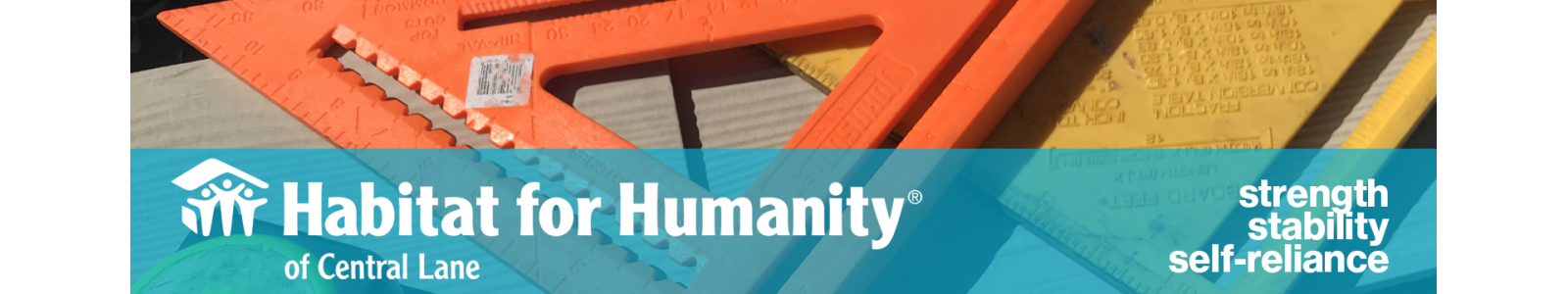 Habitat for Humanity of Central Lane Desktop Site Banner