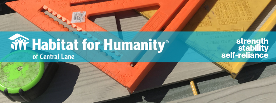 Habitat for Humanity of Central Lane Mobile Site Banner