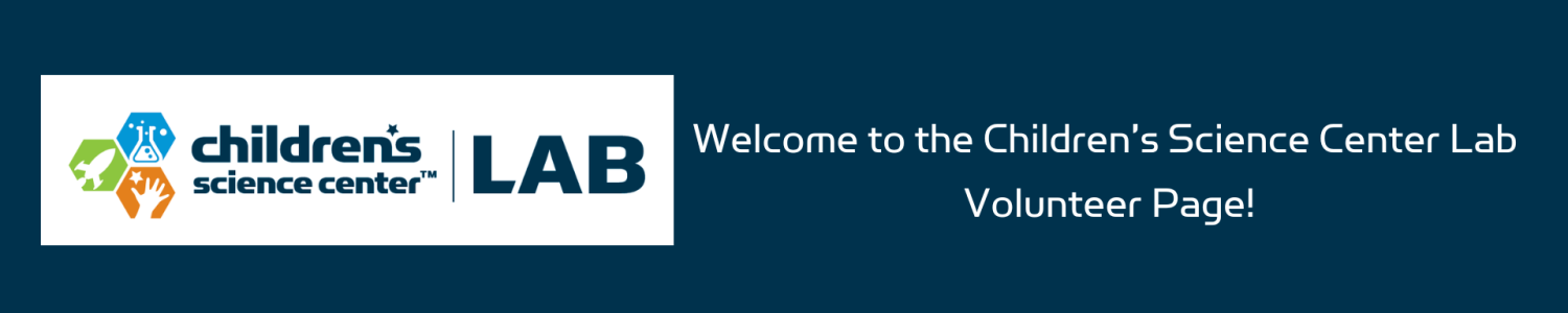 Children's Science Center Desktop Site Banner