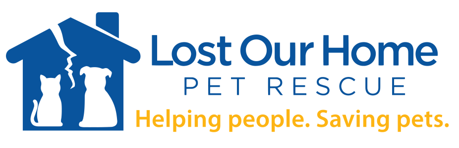 Lost Our Home Pet Rescue Desktop Site Banner