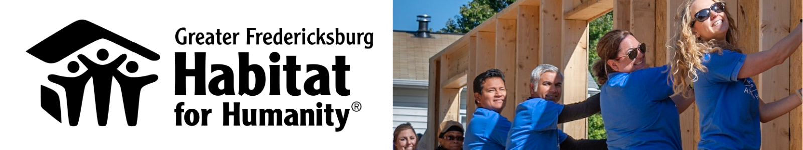 Greater Fredericksburg Habitat for Humanity Desktop Site Banner