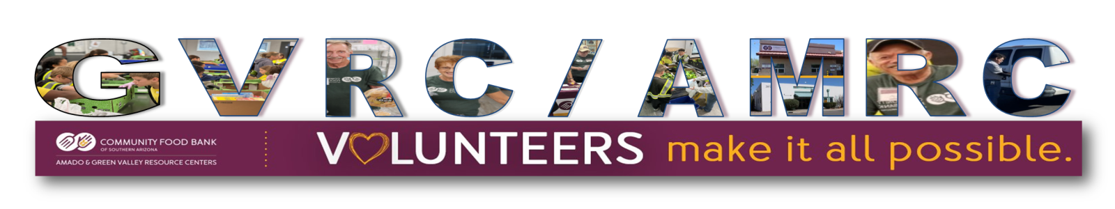 Green Valley & Amado Resource Centers - Community Food Bank of Southern Arizona Desktop Site Banner