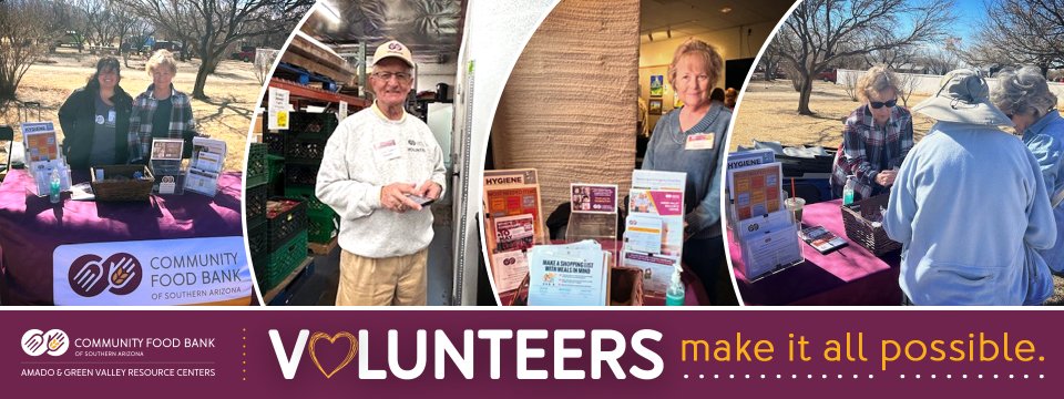 Green Valley & Amado Resource Centers - Community Food Bank of Southern Arizona Mobile Site Banner