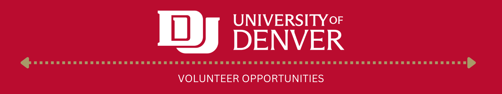 University of Denver Desktop Site Banner