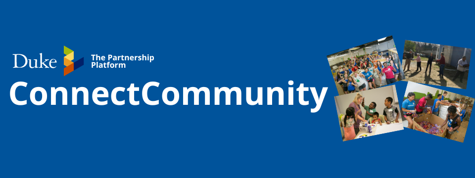  Volunteer Partnership Platform and  Duke Partnership Platform logo. Click to go to partnership.duke.edu