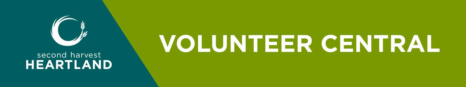 Second Harvest Heartland Volunteer Central Desktop Site Banner