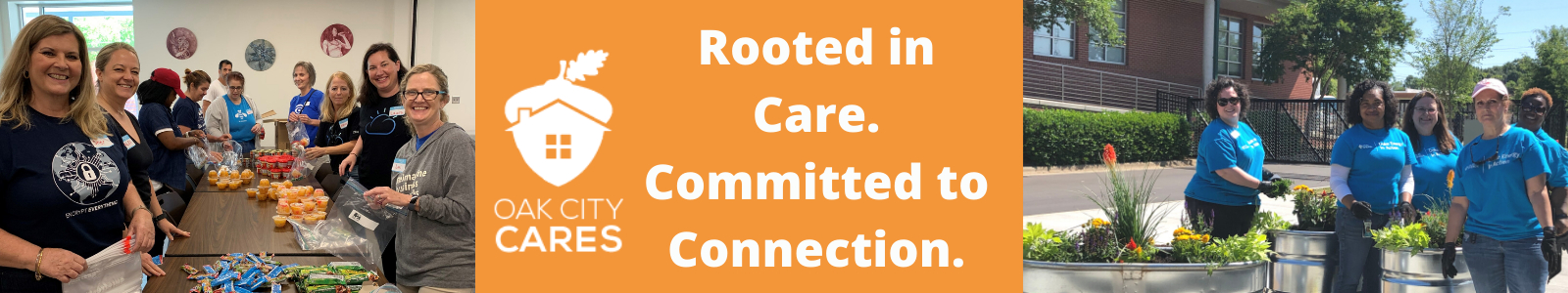 Oak City Cares Desktop Site Banner