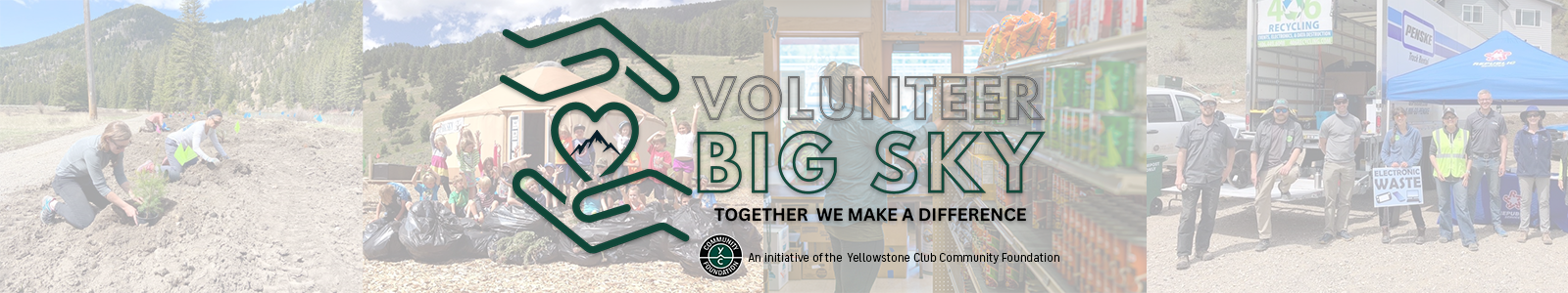 Volunteer Big Sky Desktop Site Banner