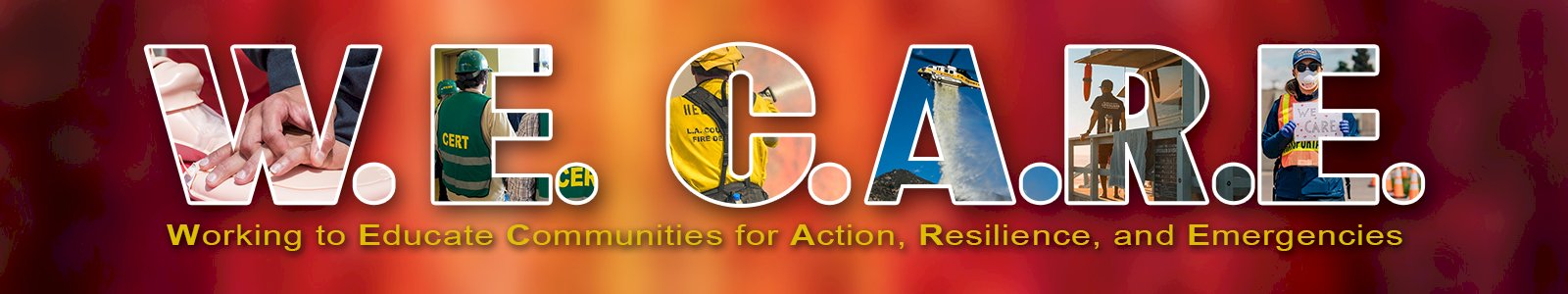 Los Angeles County Fire Department Desktop Site Banner