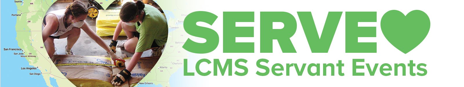 LCMS Servant Events Desktop Site Banner