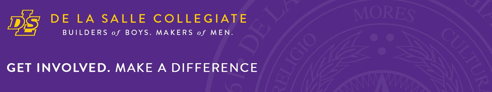 De La Salle Collegiate High School Desktop Site Banner