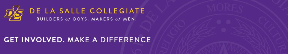 De La Salle Collegiate High School Mobile Site Banner