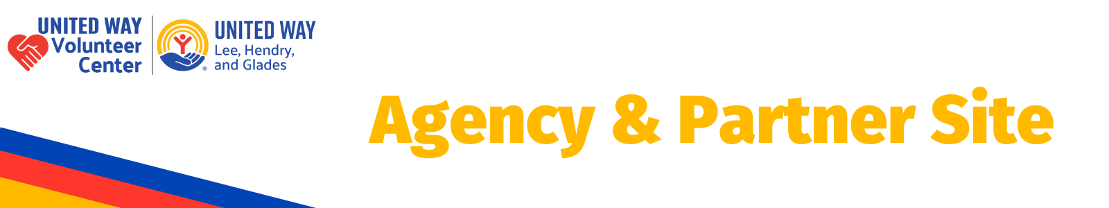 United Way of Lee, Hendry, and Glades - Agency Site Desktop Site Banner