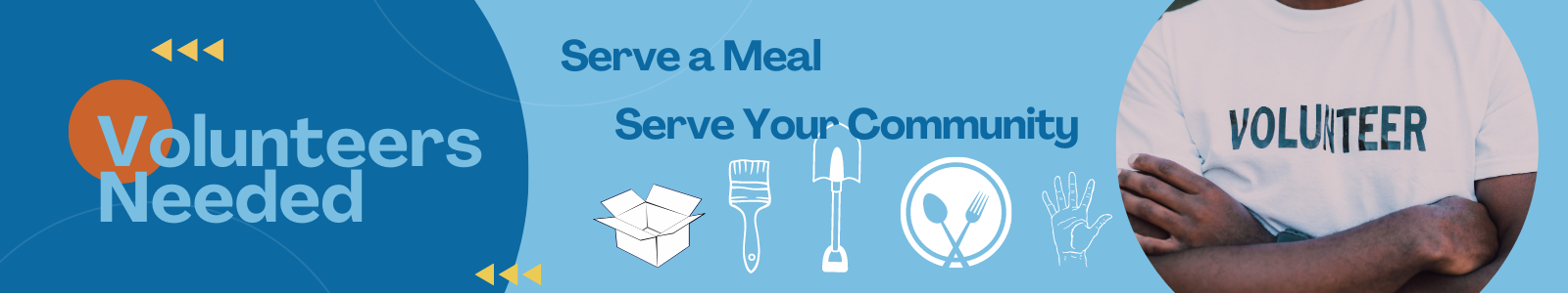 Volunteer Services at Tender Mercies, Inc. Desktop Site Banner