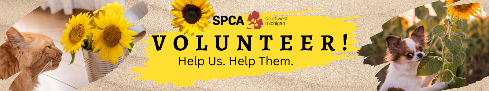 SPCA of Southwest Michigan Desktop Site Banner
