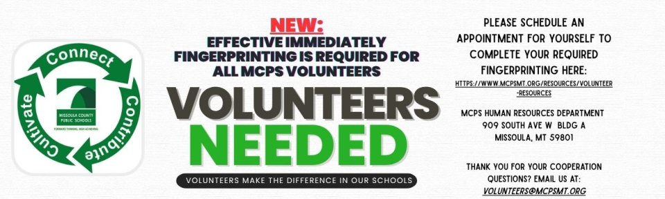 Volunteers make the difference in our schools