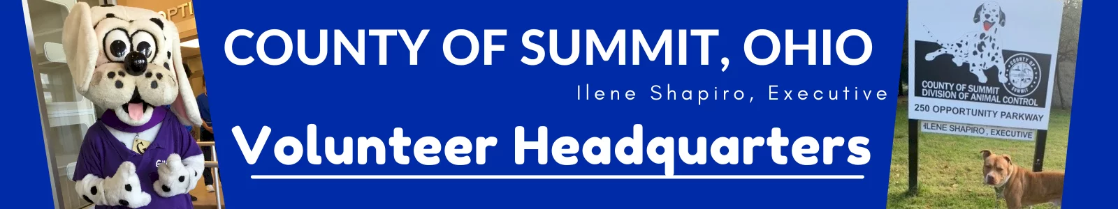 Summit County Volunteer Program Desktop Site Banner