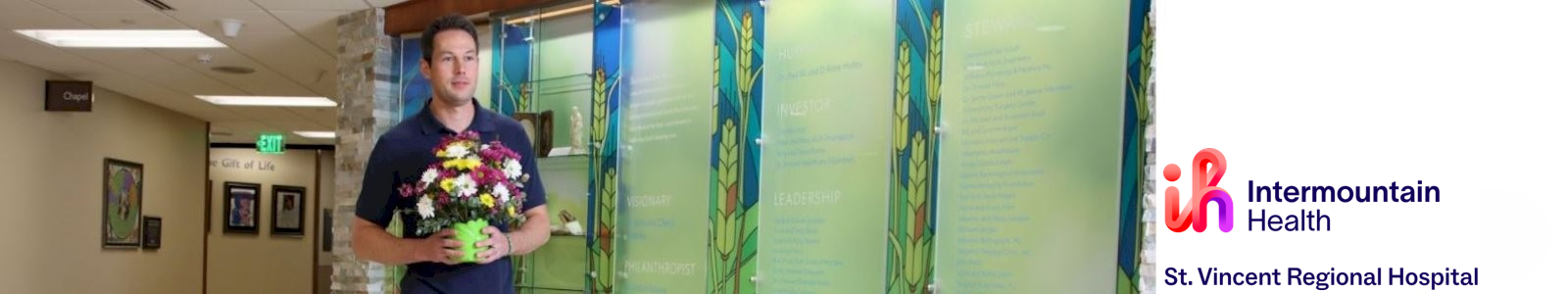 IH Healthcare - St. Vincent Regional Hospital  Desktop Site Banner