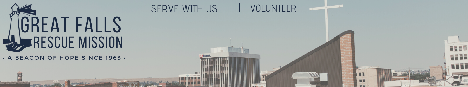 Great Falls Rescue Mission Desktop Site Banner