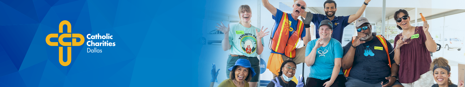 Catholic Charities Dallas Desktop Site Banner