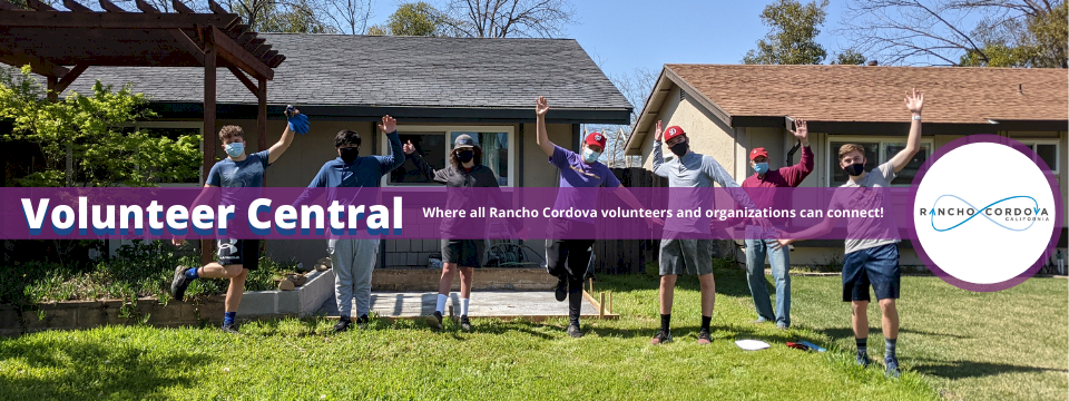 Volunteer Central: City of Rancho Cordova Mobile Site Banner