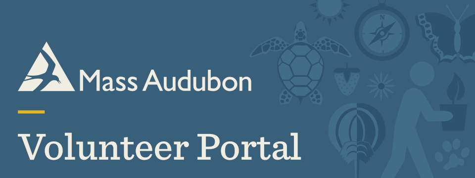 Mass Audubon Volunteer portal banner