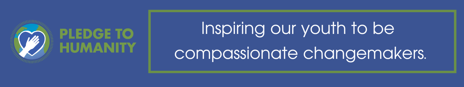 Pledge to Humanity Desktop Site Banner