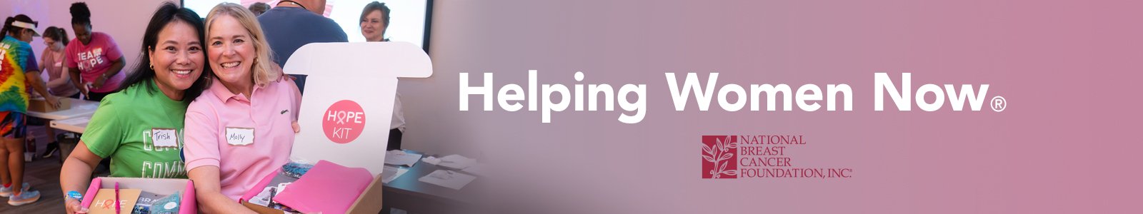 National Breast Cancer Foundation Desktop Site Banner