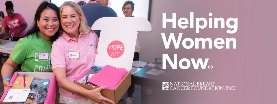 National Breast Cancer Foundation Mobile Site Banner