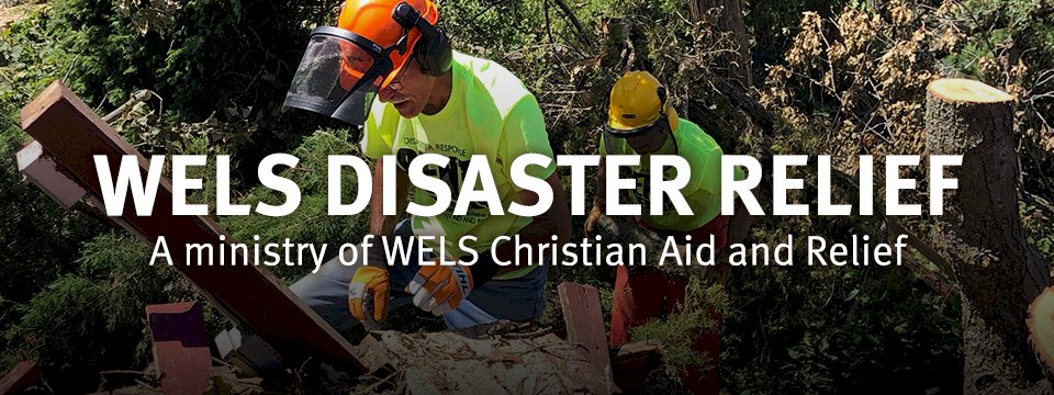 WELS Disaster Relief Mobile Site Banner