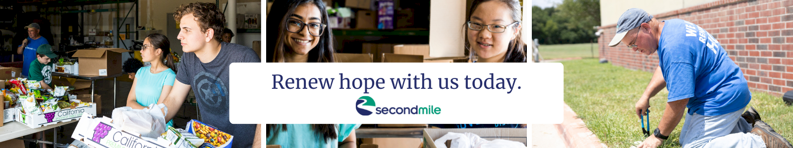 Second Mile Mission Center Desktop Site Banner