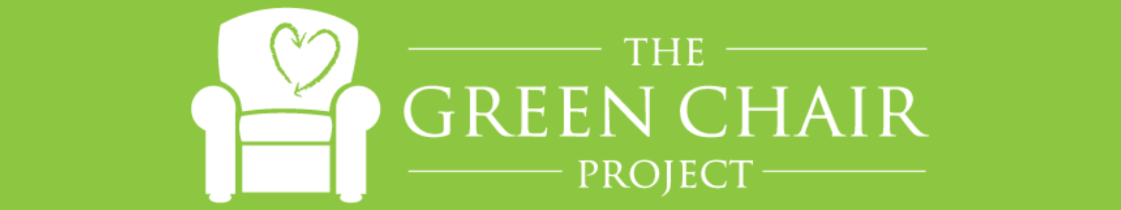 The Green Chair Project Desktop Site Banner