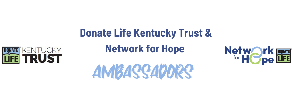 Donate Life Kentucky Trust and Network for Hope Mobile Site Banner