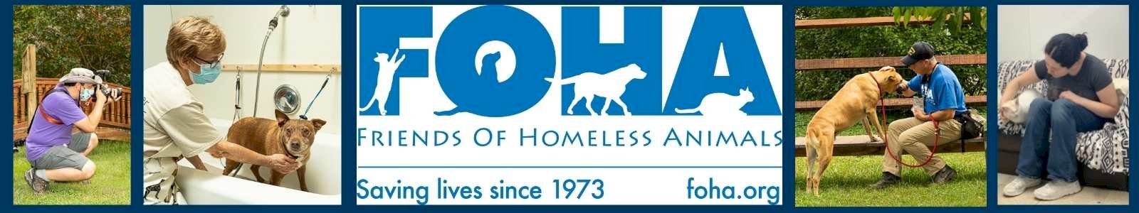 Friends of Homeless Animals Desktop Site Banner