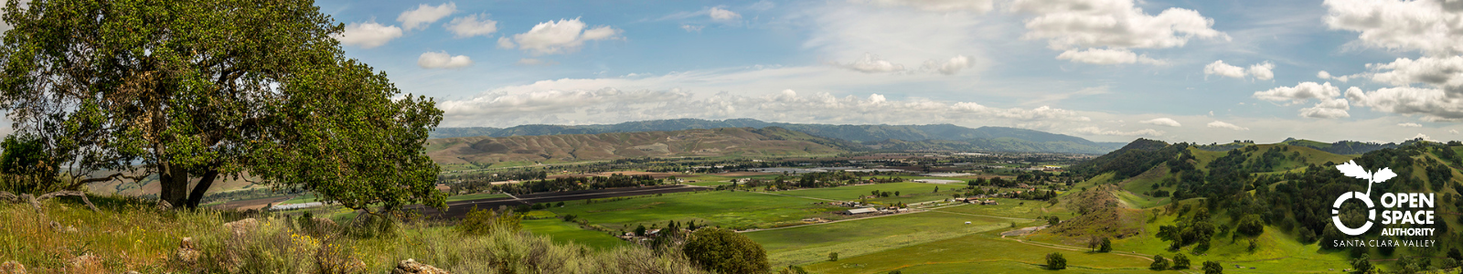 Santa Clara Valley Open Space Authority Desktop Site Banner